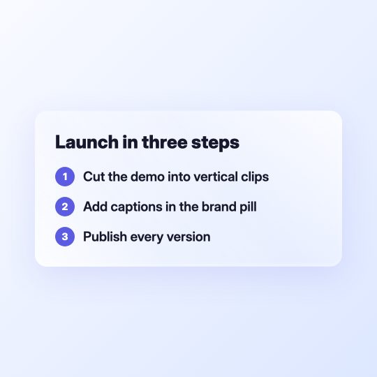 Numbered Steps preview
